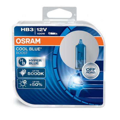 Набор галогеновых ламп Osram HB3 Cool Blue Boost 69005CBB-HCB